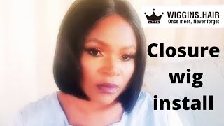 Closure Wig Install For Beginners Fit Wiggins Hair