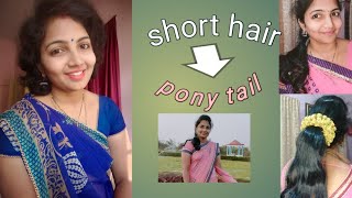Short Hair To Long Hair || Hair Extensions||Style Your Hair Occassionally || Hairstyles