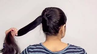 Creative Bun Hairstyle Without Pins | Creative Bun In Just 1 Min. | Hairstyle Tutorial #Hairstyles