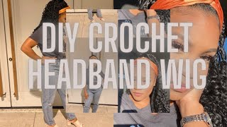 Diy Braided Crochet Headband Wig In Under 30 Minutes!!