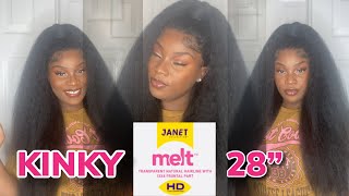 $50 Blow Out!??  Janet Collection - Kinky 28" #Janetcollection #Syntheticwig