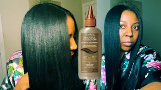 Applying Semi Permanent Hair Color To My Relaxed Hair | Clairol Beautiful Collection