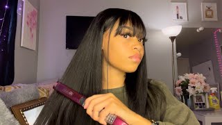 Curtain Bang 13X4 Undetectable Lace Body Wave Wig Install | Ft. Luvme Hair