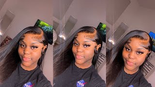 Side Part Wig Install Tutorial With Fluffy Baby Hairs