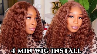 *New Bohemian Curly 'Throw On & Go" Wig For Beginners - Glueless Wig