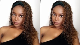 Headband Wig Review Ft Wequeen |South African Youtuber