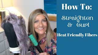 How To: Curl & Straighten Heat Friendly Fibers | Tressallure Cool Flow Dual Styler