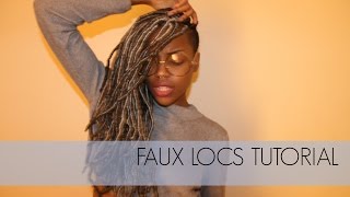 Faux Locs Tutorial On Short Natural Hair | Kanekalon/X-Pression Hair