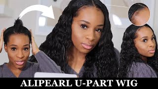 New Hair Alert | Alipearl | U Part Wig Install | Hair Review | Easy Install | Water Wave Hair