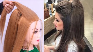 Open Hair Hairstyle L Stylish Best Ponytail L Prom Hairstyle Half Up Half Down - Wedding Hairstyles