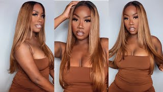 Honey Blonde Ombre 5X5 Closure Install Ft Yg Wigs | The Tastemaker