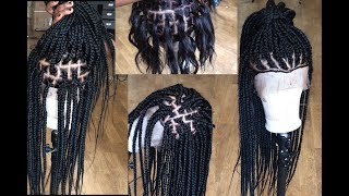 Diy | How To Jumbo Box Braid Wig | Full Lace Box Braid Wig