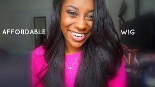 Affordable Wig Series #5 | Outre Natural Yaki 24" Lace Front (Unboxing, Styling, Initial Review