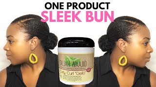 How To: Sleek Ponytail On 4C Hair| Taliah Waajid Curly Curl Gello