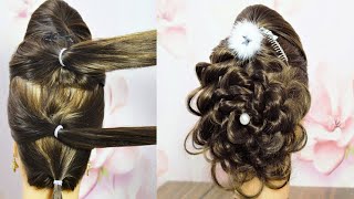 Messy Bun Trick || Easy Hairstyles || Updo Hairstyles || Wedding Hairstyle || Prom Hairstyle