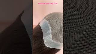 Customzied Full Lace With Pu Around For Alopecia Medical Wigs For Cancer