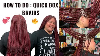 How To Do Fast Box Braids