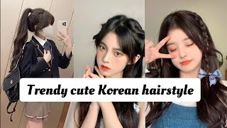 Trendy Cute Korean Hairstyle | Hairstyle For School/College For Girl | Cute Hairstyle | Hairstyle