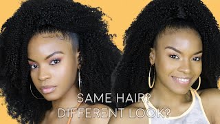 Drawstring Ponytail And Clip Ins?!?! Level Up Sis!! | Better Length Hair | Natural Hair