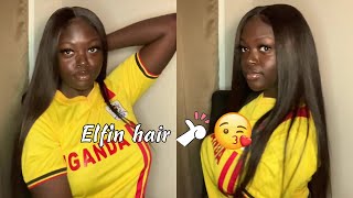 Most Undetectable Hd Lace Closure Wig Install  | Elfinhair Review From @Achol B | She'S Pretty