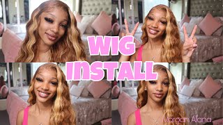 Lace Wig Install (Shein Highlight Wig) | Morgan Alana