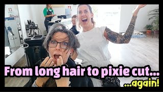 From Long Hair To Pixie Cut... Again!