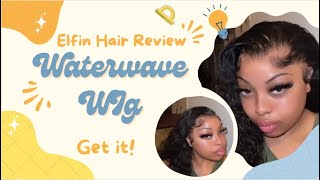 What Lace Super Invisible Hd Lace Wig Install! Loose Curly Hairstyle #Elfinhair Review
