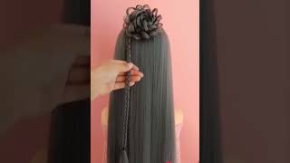 Simple Hairstyle For Long Hair | Open Hairstyle For Girls #Shorts