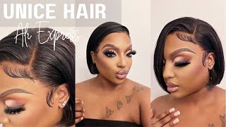 Honest Review And Install | How To Melt Lace Wig Ft.Ali Unice Hair