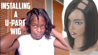 How To Install  U-Part Wig At Home | Beginner Friendly