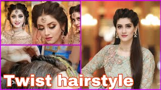 Twist Hairstyle Simple And Easy||Twist Hairstyle For Party Look|Step By Step Hairstyle For Beginner