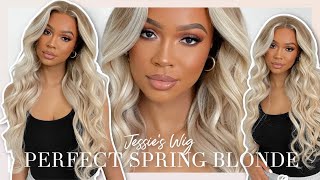 It'S Giving Blonde Bombshell!!  Perfect 26" Ash Blonde Wig For Spring | Jessie'S Wig