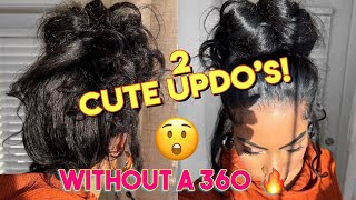 Baybee This Wig Is The One!! How To: Updo Hairstyle Without 360 Lace Wig! Step By Step Nadula Hair