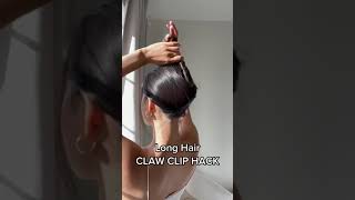 Claw Clip Hack For Long Hair!
