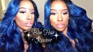 *Synthetic Wig* $30 Royal Blue Synthetic Lace Wig | Freetress Equal " Mackenzie"