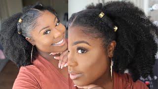  $7 Natural Crochet Protective Style In 30 Minutes | X-Pressions Afro Twist