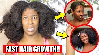 My Fall/ Winter Natural Hair Routine For Fast Hair Growth!|  Healthy Hair Growth For Type 4 Hair
