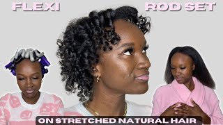 How To Do A Flexi-Rod Set On Stretched Natural Hair