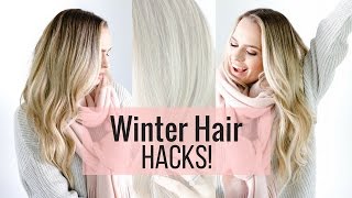 5 Winter Hair Hacks - Tips And Tricks For Cold Weather!