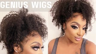 How To: Install + Melt Lace Into Skin | Realistic Hairline + Natural Kinky Edges! Ft. Genius Wigs