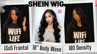 Shein Wig | Body Wave Human Hair | 13X6 Frontal | 180 Density | 16Inch