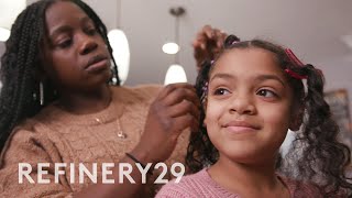 Styling My Daughter'S Hair As A Black Mom | Hair Me Out | Refinery29
