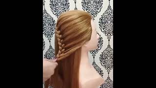 Easy And Beautiful Braid Hairstyle #Hairstyle #Braidstyles  #Trending #Short #Viral