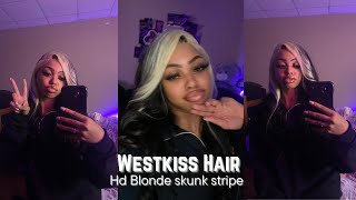 Hd Blonde Skunk Stripe Wig | Lace Where?! | Westkiss Hair
