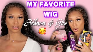 Best Wig Adhesives 10/10  Glue Removal Pre-Plucked Invisible Full Lace Wig Strong Hold Wig Glue