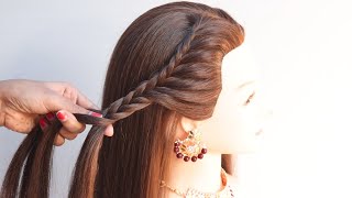 2 Amazing Hairstyle For Open Hair | Hairstyle For Kurti