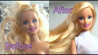 How To Detangle, Fix And Restore "Saran" Doll Hair