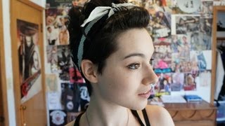 Styling A Pixie Cut - Pin-Up Hair