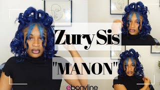 Half Up Half Down Zury Sis Bang Hd Lace Front Wig "Manon" |Ebonyline.Com