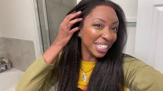 Omgherhair Kinky Straight With Natural Hairline Wig Review! #Undponsored#Wig #Wigreview #Omgherhair
